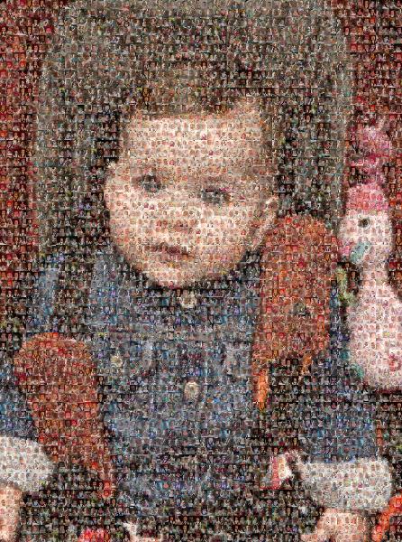 A Beautiful Baby photo mosaic