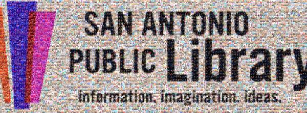 San Antonio Public Library photo mosaic