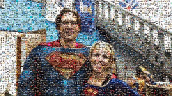 Super Couple photo mosaic