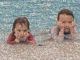 siblings children kids people faces portraits beaches summer vacations brother sister boys girls