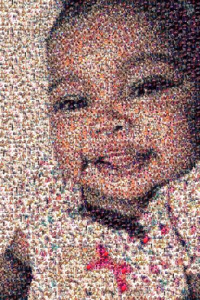 Baby Girl photo mosaic