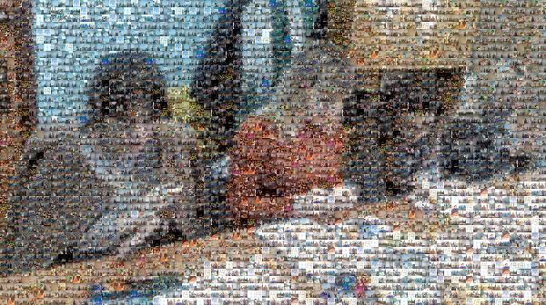 Students photo mosaic