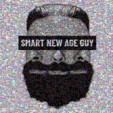 beard man aesthetic smart guy masculine grayscale