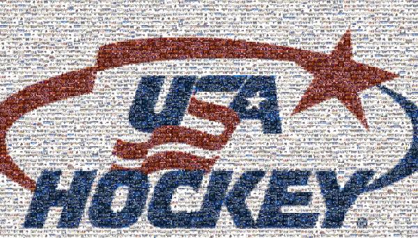 USA Women's Hockey photo mosaic