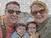family groups vacations outdoors selfies portraits mom dad mother father kids children siblings sunglasses summer travel 
