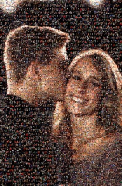 High School Sweethearts photo mosaic