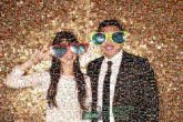 photobooth props sunglasses formal events couples people person man woman love 