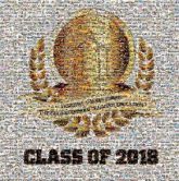 class of 2018 graduates graduating years numbers accomplishments milestones education students text words letters graphics