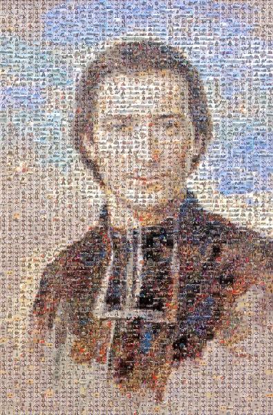 Illustrated Portrait photo mosaic