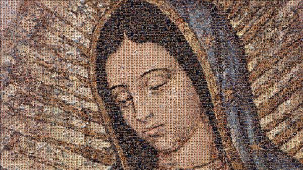 Our Lady of Guadalupe photo mosaic