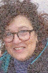 smiling woman portraits faces close up glasses person