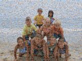 group children child family portraits outdoors vacation trips beach