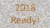 2018 new years letters words celebrations numbers 