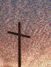 crosses symbols silhouettes sunsets gradients church religion religious 