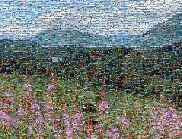 Alaska Landscape photo mosaic