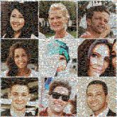 people faces friends portraits borders grids layouts collages sunglasses man woman person 
