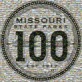 missouri state parks anniversary 100 years letters text words logos shapes lines celebration celebrate 