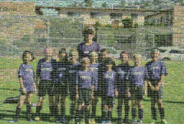 Soccer Team photo mosaic