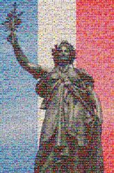 famous historical religious paris france flage