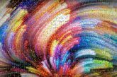 colors abstract artistic painting splash
