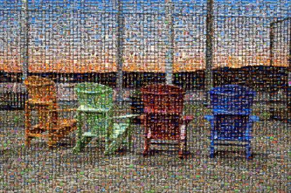 Chair photo mosaic