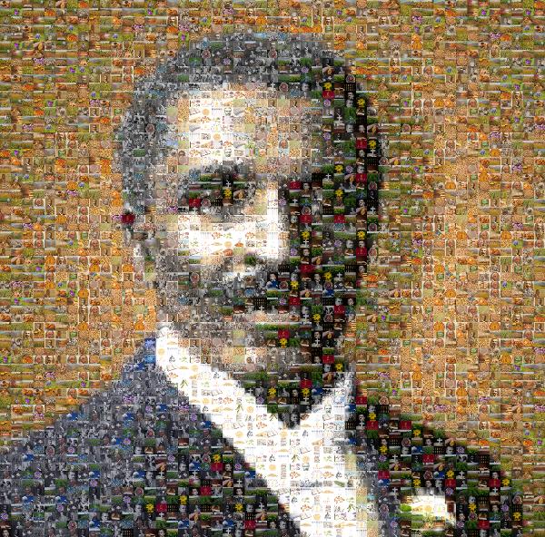 George Washington Carver photo mosaic