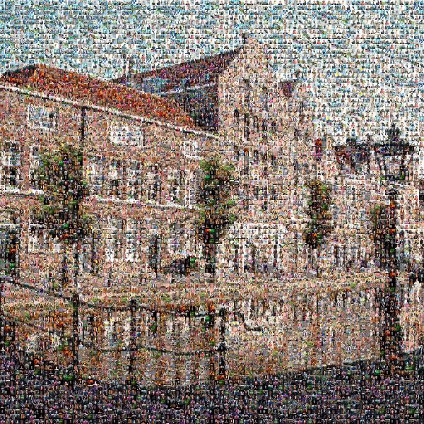 Middle Ages photo mosaic