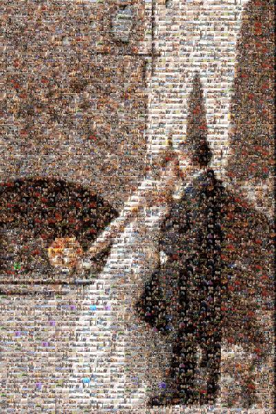Bride photo mosaic