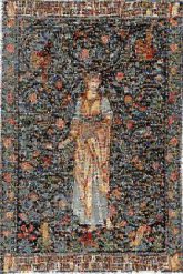 Tapestry Design Morris & Co. Flora I European Tapestry Art Adoration of the Magi Arts and Crafts movement Textile The Flora Belgian Wall Tapestry Miniature History Prophet Painting Mythology Visual arts Mosaic