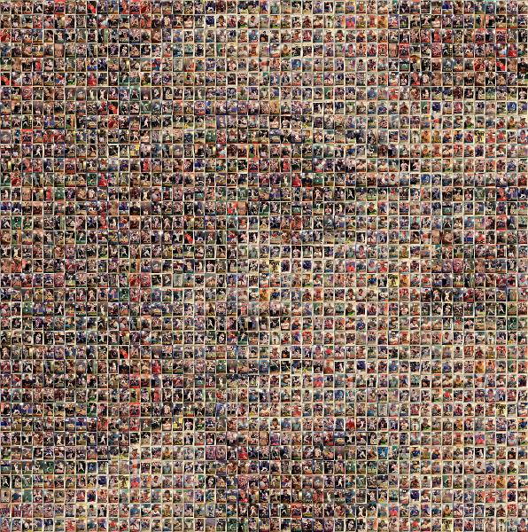 Babe Ruth photo mosaic