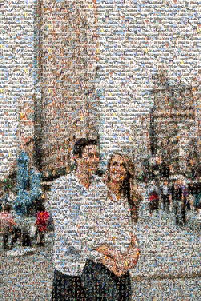 Street photo mosaic