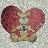 Teddy bear Stuffed toy Cartoon Red Heart Illustration Clip art Love Valentine