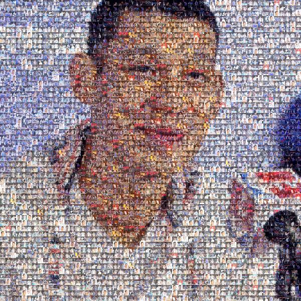 Jeremy Lin photo mosaic