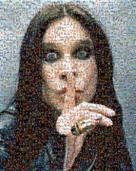 Sharon Osbourne photo mosaic