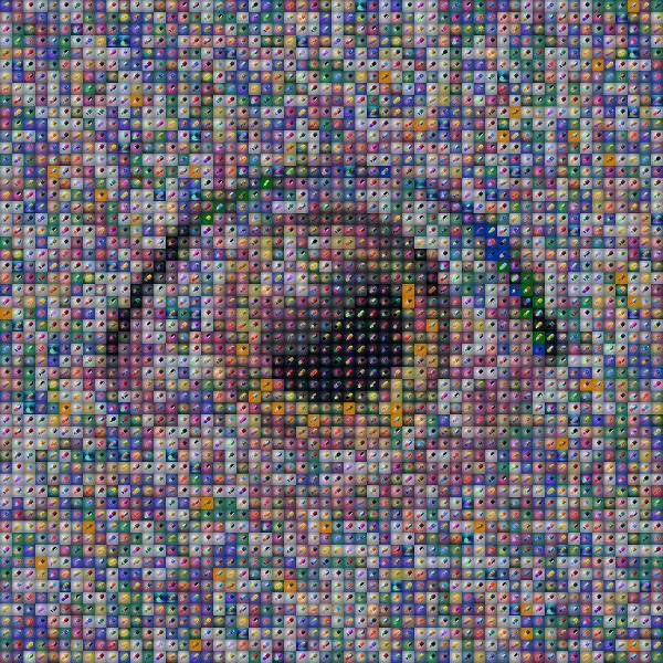 Emoji photo mosaic