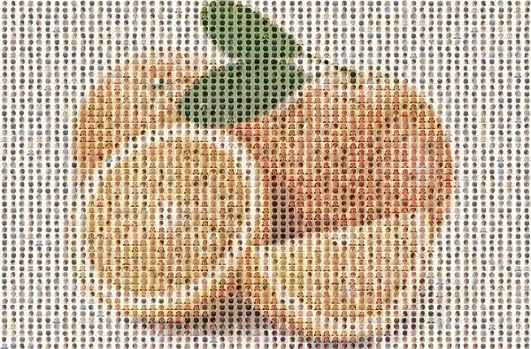 Orange Juice photo mosaic