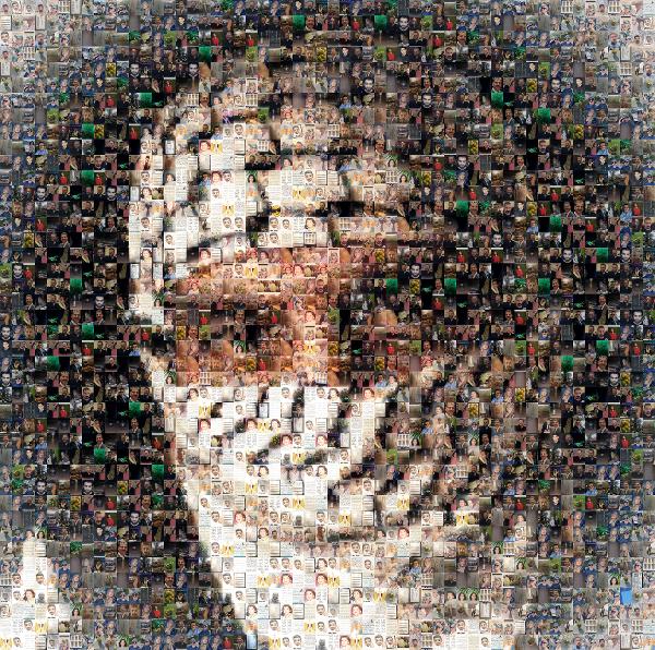 Face photo mosaic