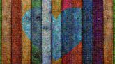 Wood Blue Yellow Painting Line Colorfulness Wood stain Textile Modern art