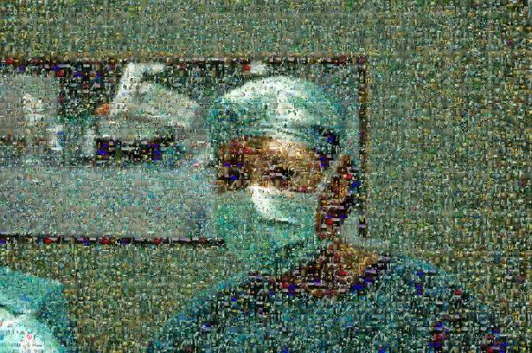 Medical photo mosaic
