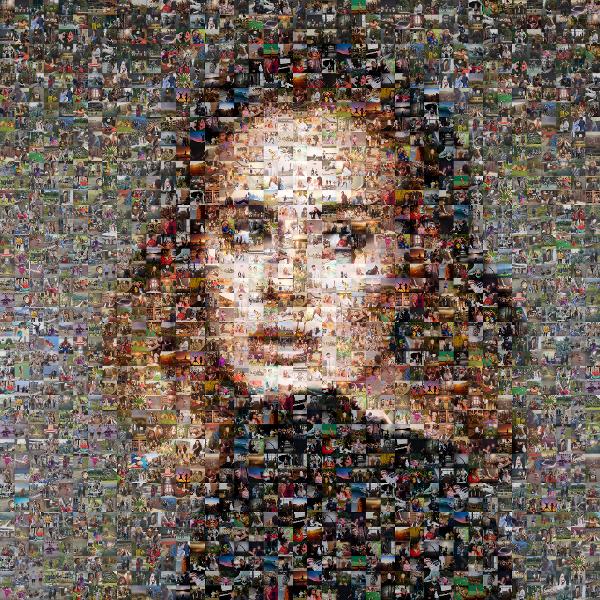 Adele photo mosaic