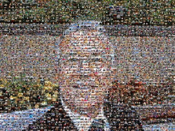 Businessperson photo mosaic