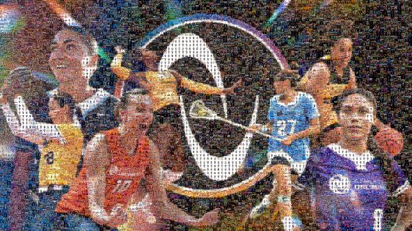 Team sport photo mosaic