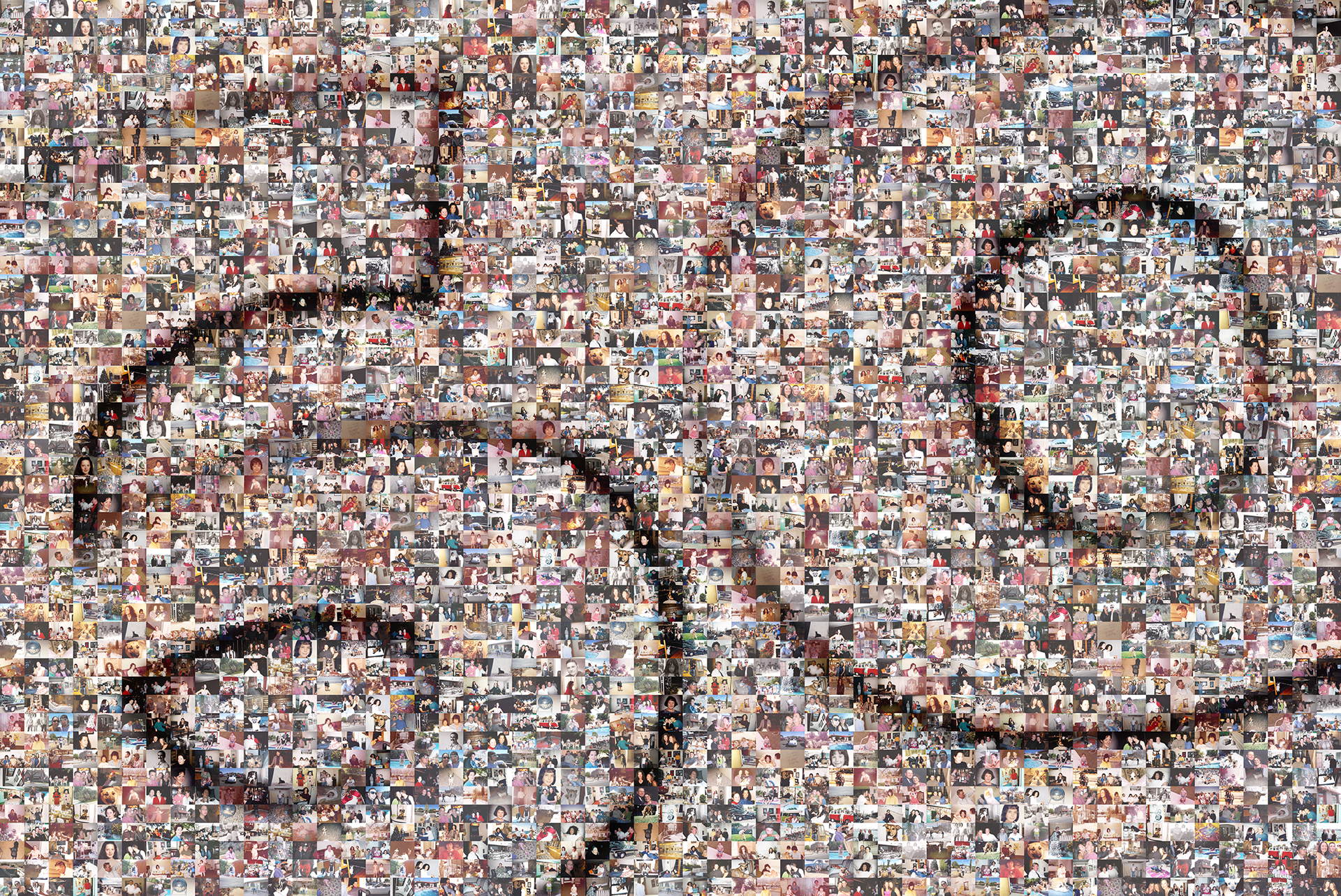 photo mosaic this birthday mosaic was created with 431 photos of family and friends