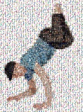 created using 303 photos of dancers