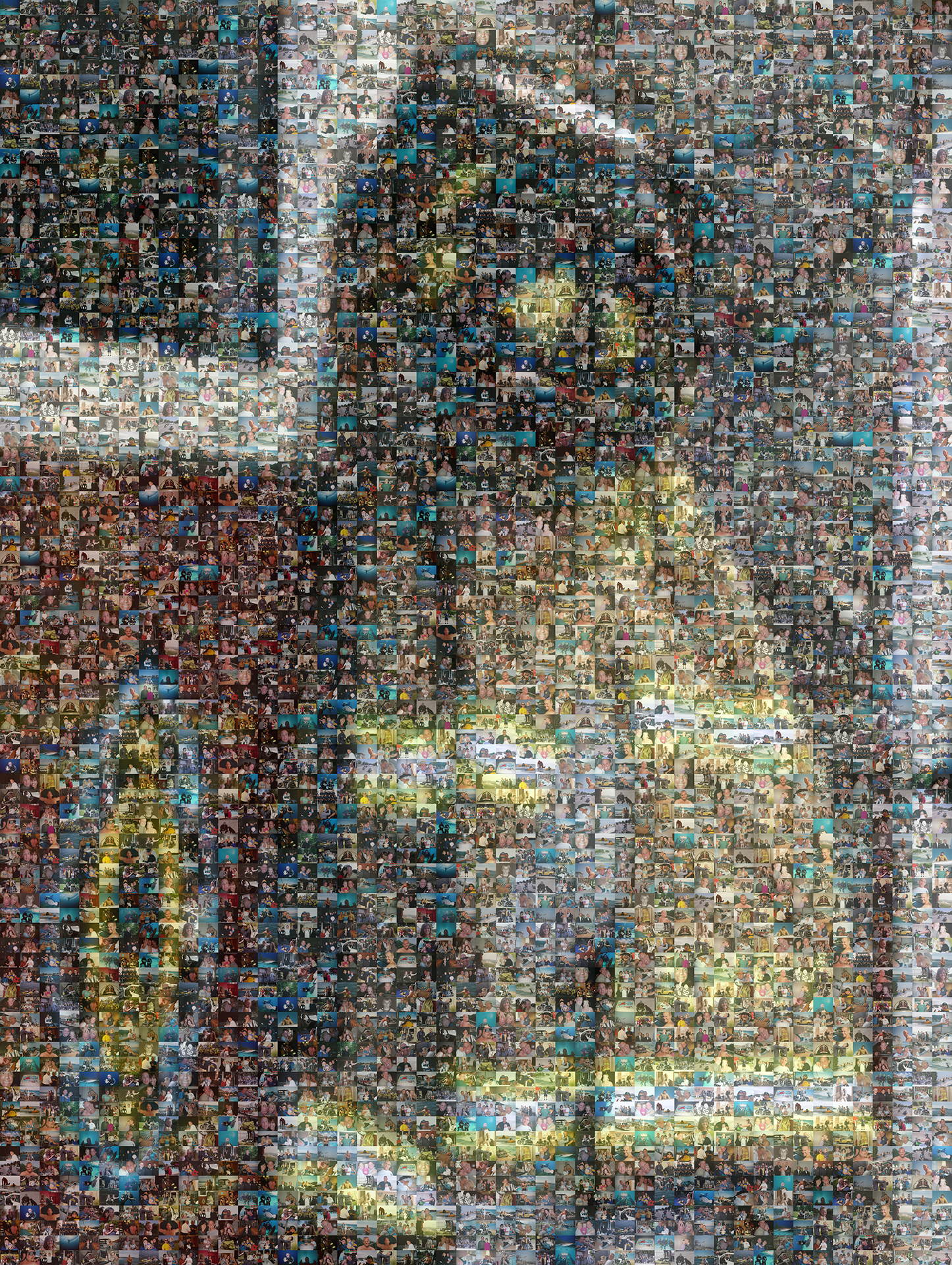 photo mosaic created using 220 customer submitted photos