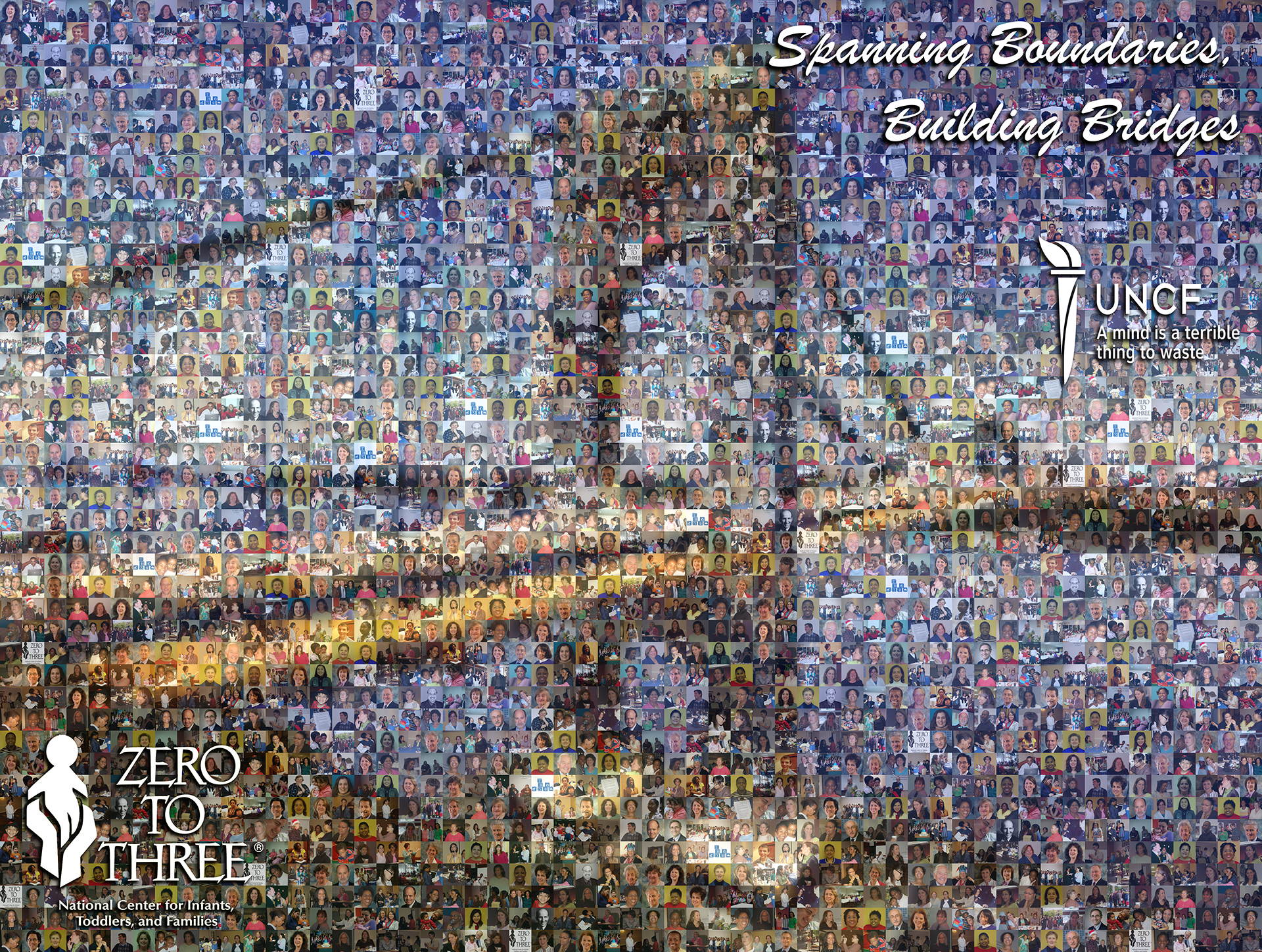 photo mosaic created using 190 employee photos