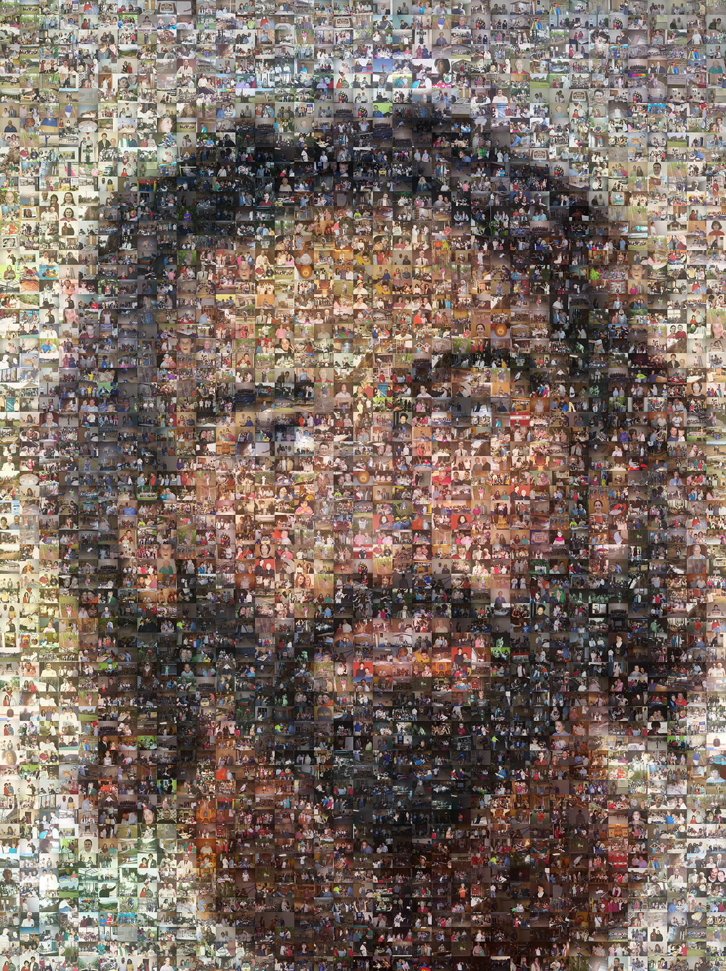photo mosaic created using 2019 religious member photos
