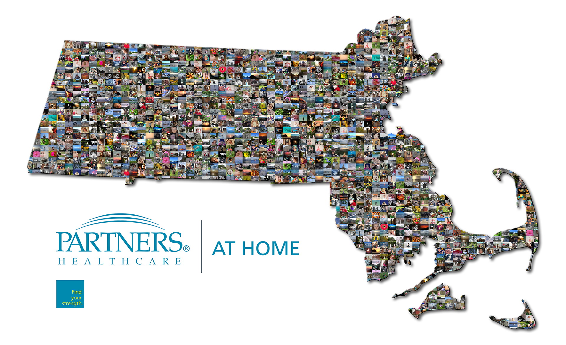 photo mosaic this Partner's Healthcare mosaic was created using over 500 community photos
