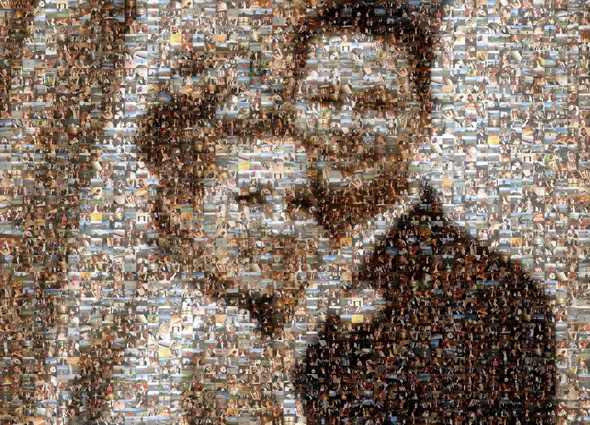 photo mosaic created using 270 lifetime photos